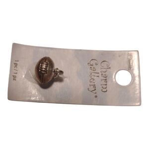 Charm Gallery Silver Football Charm
